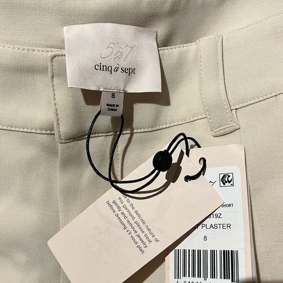 Cinq a Sept CROCHET LACE CORINNA SHORT NWT high waisted - Picture 6 of 15